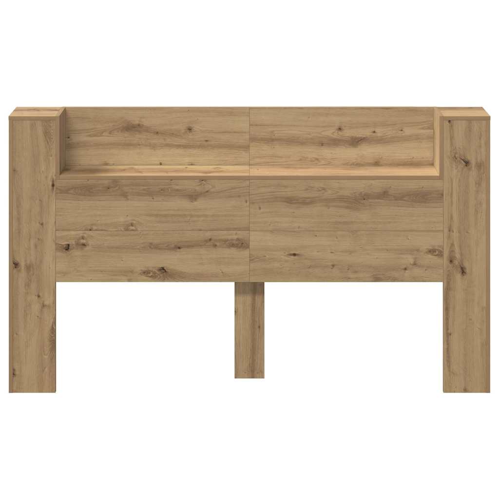 Hoofdeinde kas artisanaal eikenkleurig 180 x 17 x 104.5 cm