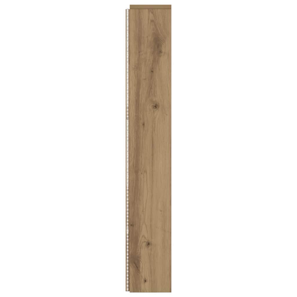 Hoofdeinde kas artisanaal eikenkleurig 180 x 17 x 104.5 cm