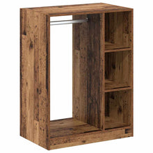 Kledingkast met plank Oud hout 77 x 48 x 102 cm Bewerkt hout