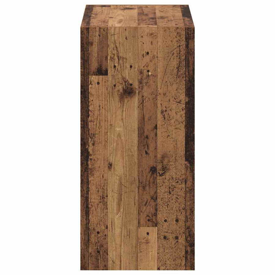 Kledingkast met plank Oud hout 77 x 48 x 102 cm Bewerkt hout