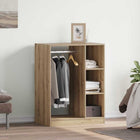 Wardrobe with Shelf and Storage Artisan Oak 77 x 48 x 102 cm