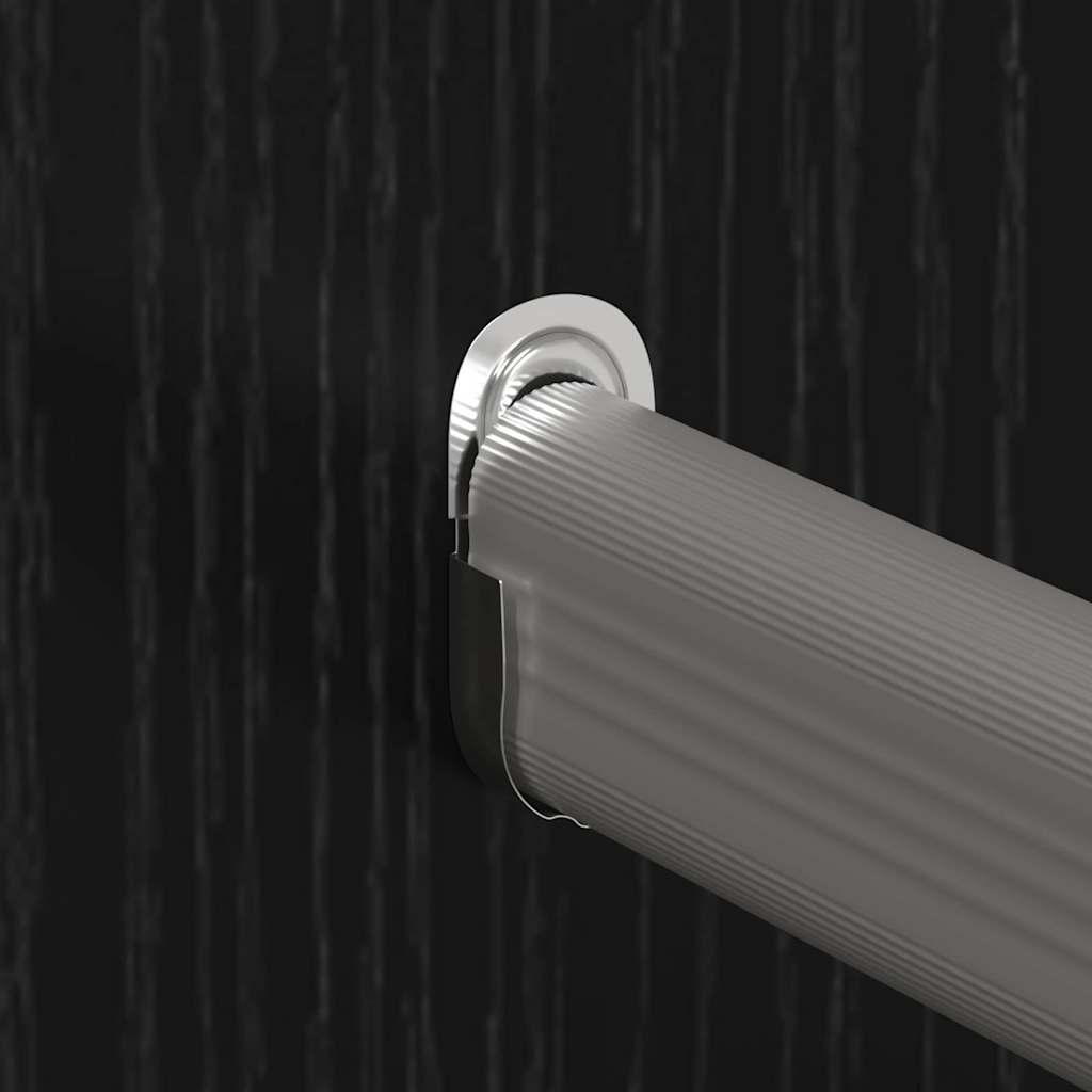 Kledingkast met plank Zwart eiken 77 x 48 x 102 cm Bewerkt hout