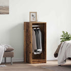 Wardrobe with shelf and storage Solid Wood 41 x 48 x 102 cm