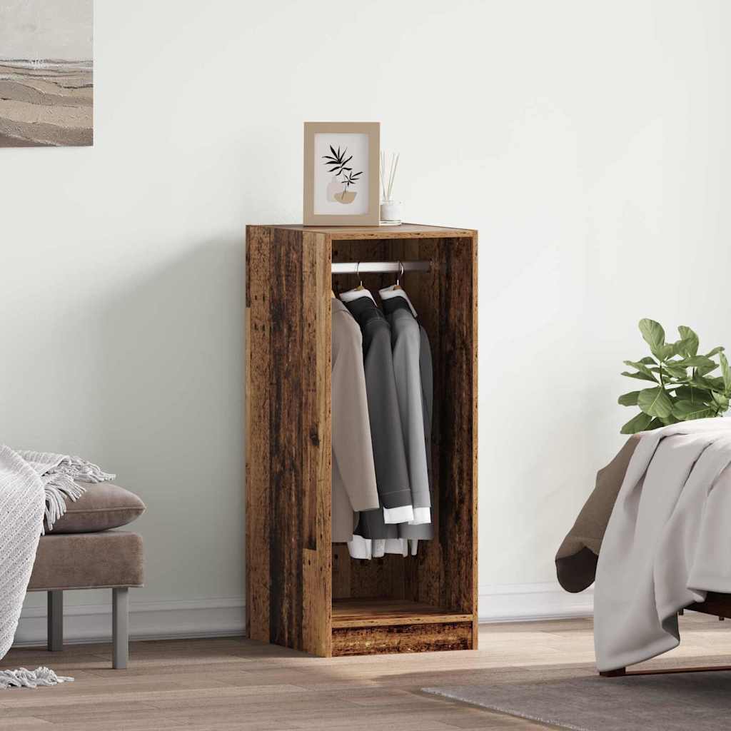 Kledingkast met plank met opslag Oudhout 41 x 48 x 102 cm