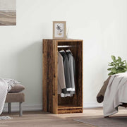 Kledingkast 41x48x102 cm oudhout