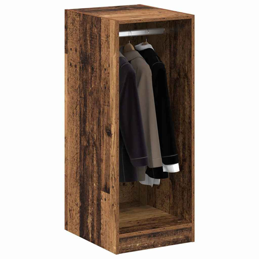 Kledingkast met plank met opslag Oudhout 41 x 48 x 102 cm