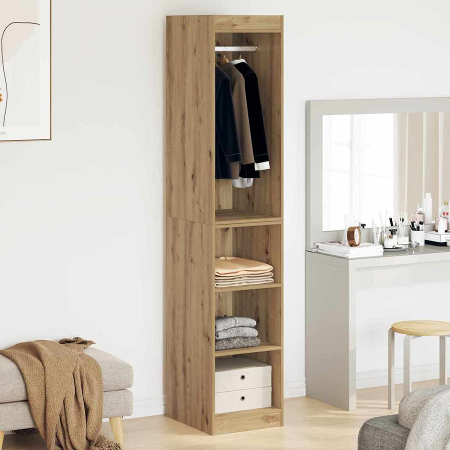 Kledingkast met plank met opslag Artisan Eiken 41 x 48 x 102 cm