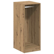 Kledingkast met plank met opslag artisanaal eikenkleurig 41 x 48 x 102 cm