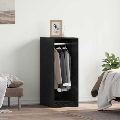 Kledingkast met plank met opslag Zwart Eiken 41 x 48 x 102 cm