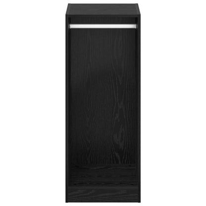 Kledingkast met plank met opslag Zwart Eiken 41 x 48 x 102 cm
