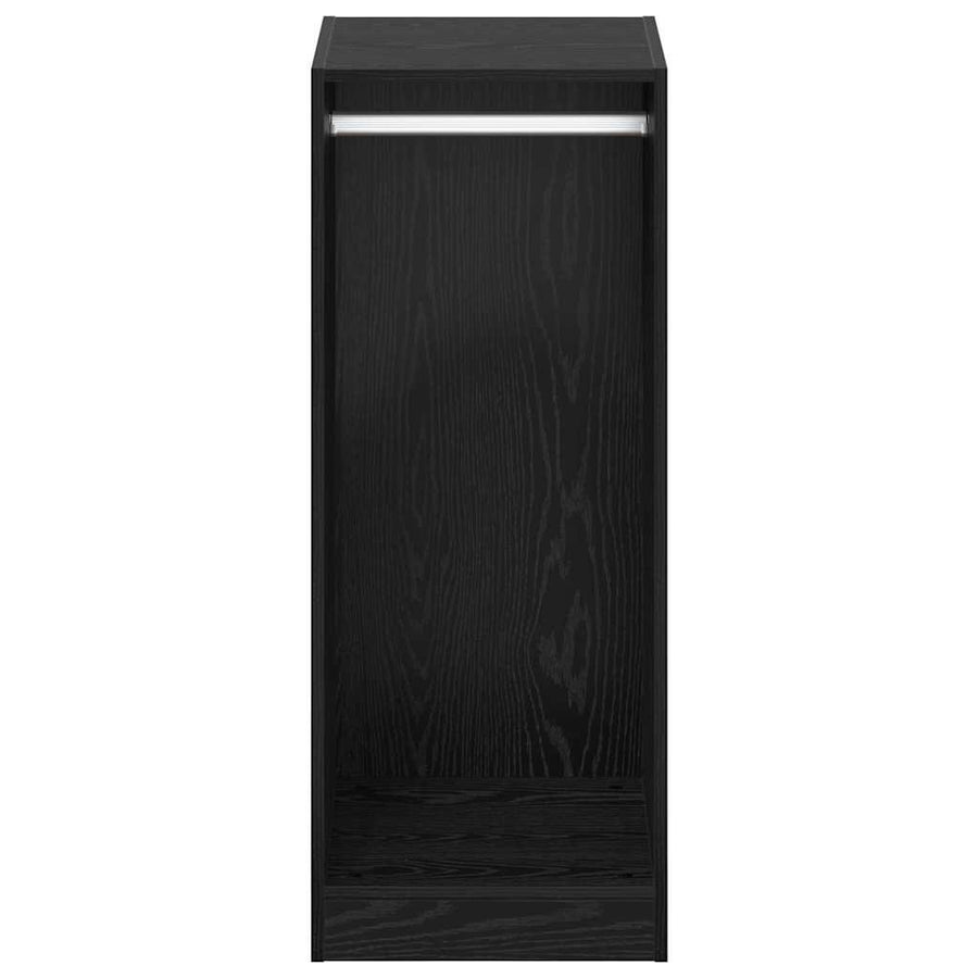 Kledingkast met plank met opslag Zwart Eiken 41 x 48 x 102 cm