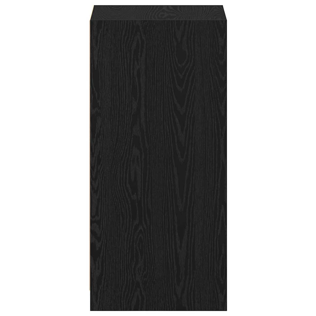 Kledingkast met plank met opslag Zwart Eiken 41 x 48 x 102 cm