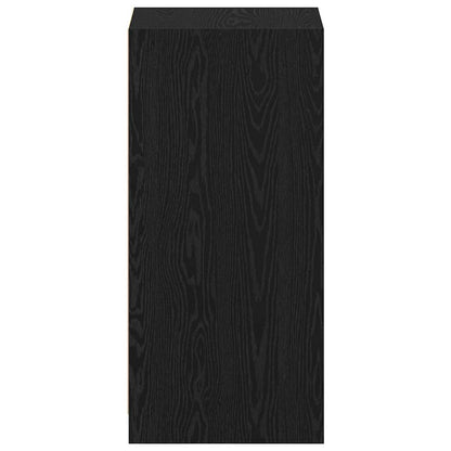 Kledingkast met plank met opslag Zwart Eiken 41 x 48 x 102 cm