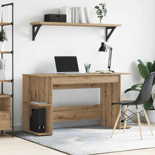 Bureau met plank Anders met opslag artisanaal eikenkleurig Bewerkt hout
