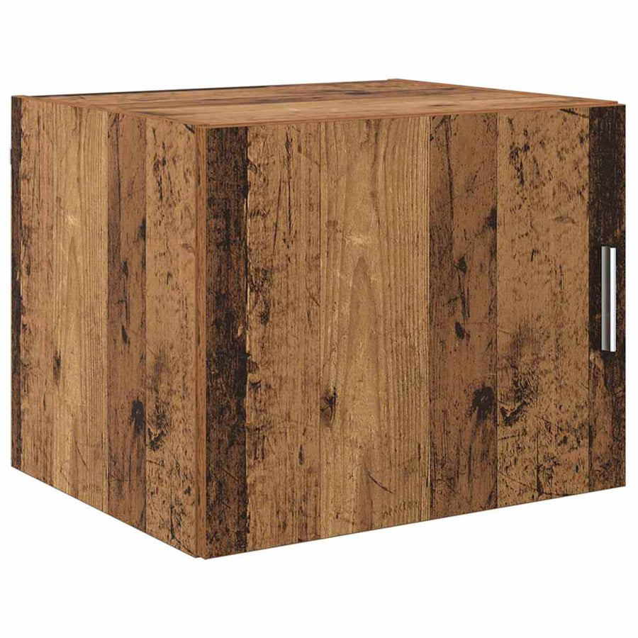 Wandkast Wandgemonteerd met de deur Oud hout 50 x 42.5 x 40 cm Bewerkt hout