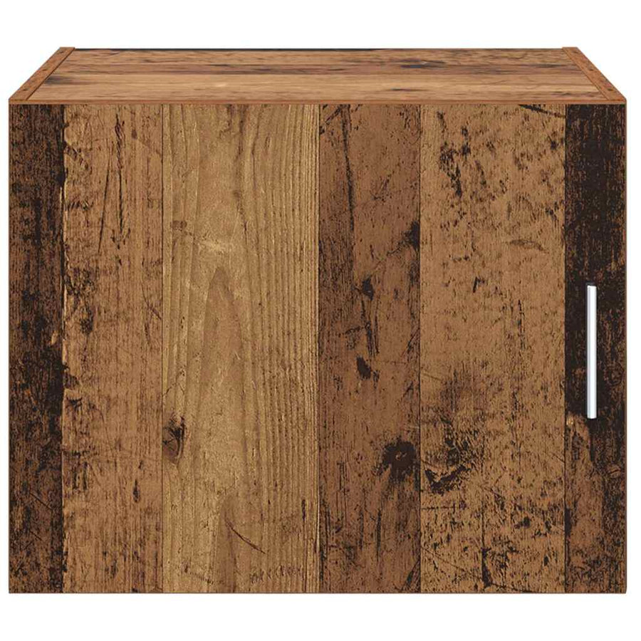 Wandkast Wandgemonteerd met de deur Oud hout 50 x 42.5 x 40 cm Bewerkt hout