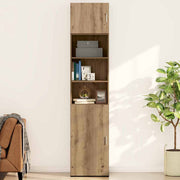 Wandkast 50x42.5x40 cm bewerkt hout eikenkleur