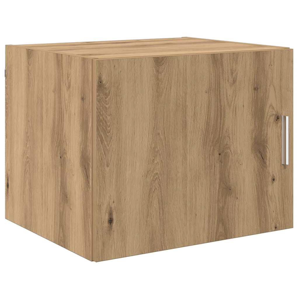 Wandkast artisanaal eikenkleurig 50 x 42.5 x 40 cm Bewerkt hout