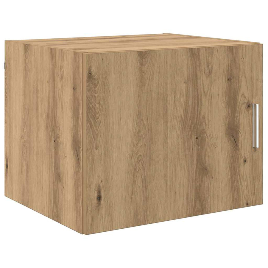 Wandkast artisanaal eikenkleurig 50 x 42.5 x 40 cm Bewerkt hout