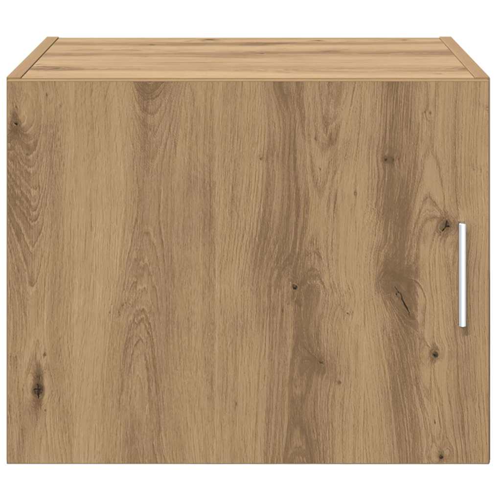 Wandkast artisanaal eikenkleurig 50 x 42.5 x 40 cm Bewerkt hout