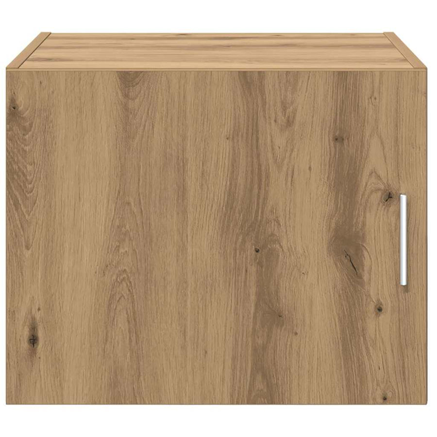 Wandkast artisanaal eikenkleurig 50 x 42.5 x 40 cm Bewerkt hout