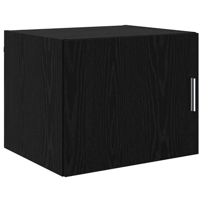 Wandkast Zwart eiken 50 x 42.5 x 40 cm Bewerkt hout