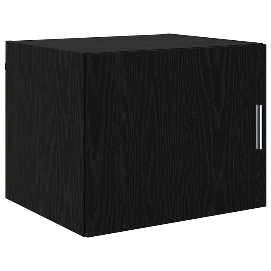 Wandkast Zwart eiken 50 x 42.5 x 40 cm Bewerkt hout