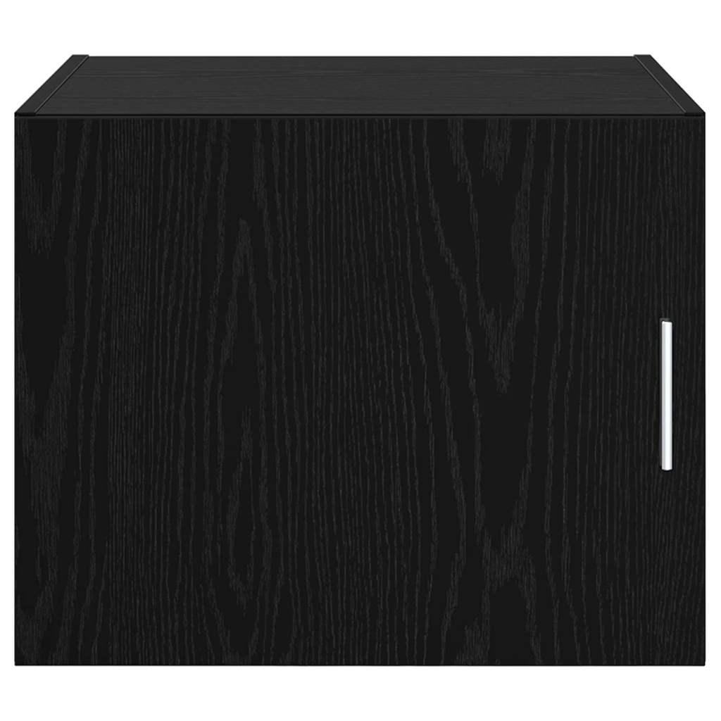 Wandkast Zwart eiken 50 x 42.5 x 40 cm Bewerkt hout