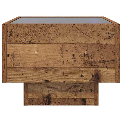 Bijzettafel Oud hout 40 x 40 x 30 cm Bewerkt hout