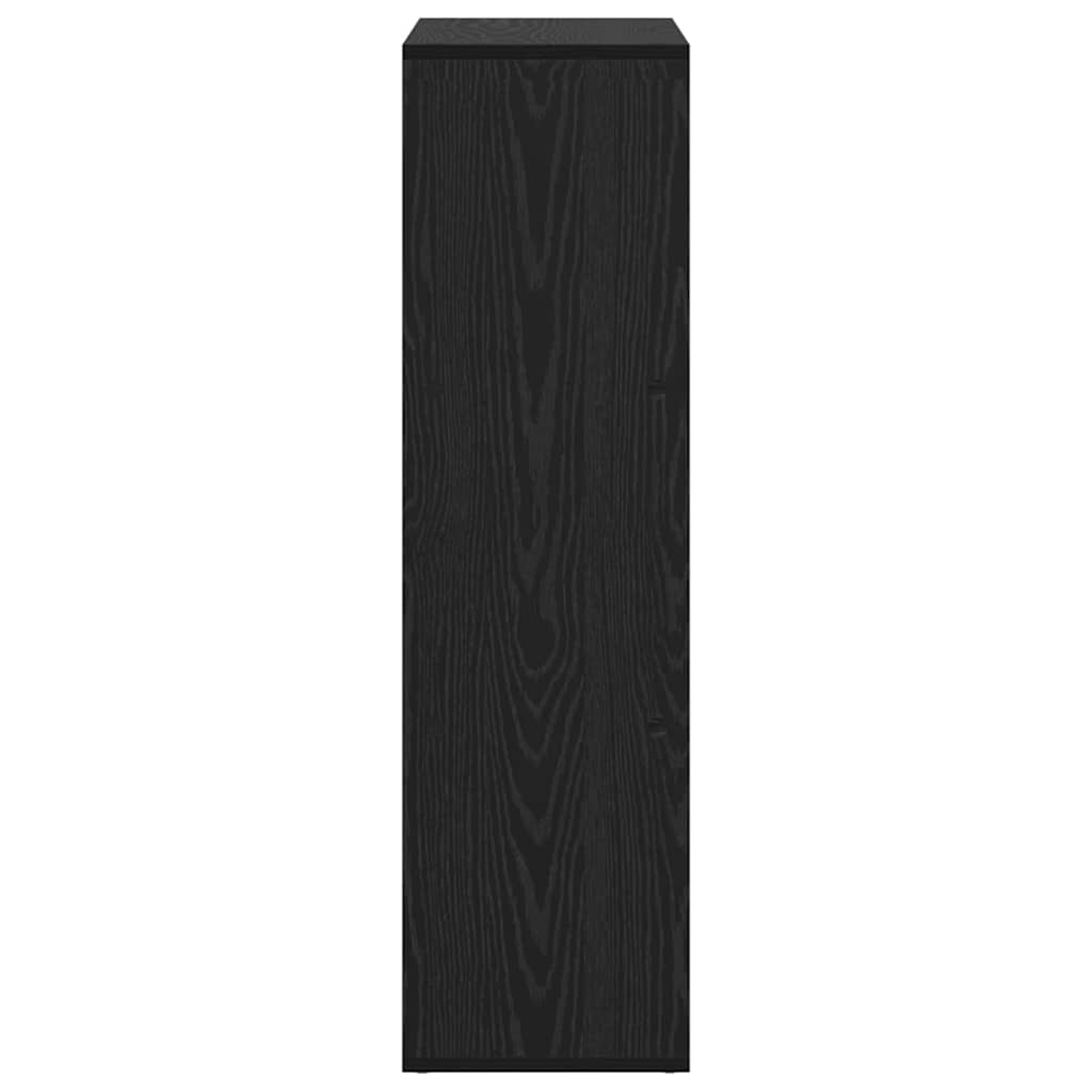 Boekenkast Zwart Eiken 69,5 x 29 x 103,5 cm Bewerkt hout