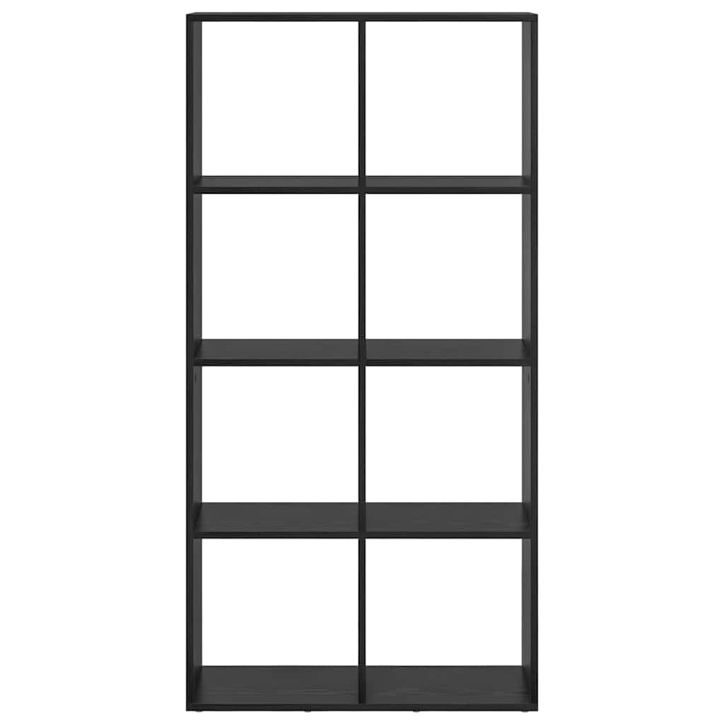 Boekenkast Zwart Eiken 69,5 x 29 x 137,5 cm Bewerkt hout