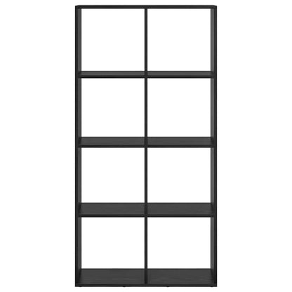 Boekenkast Zwart Eiken 69,5 x 29 x 137,5 cm Bewerkt hout