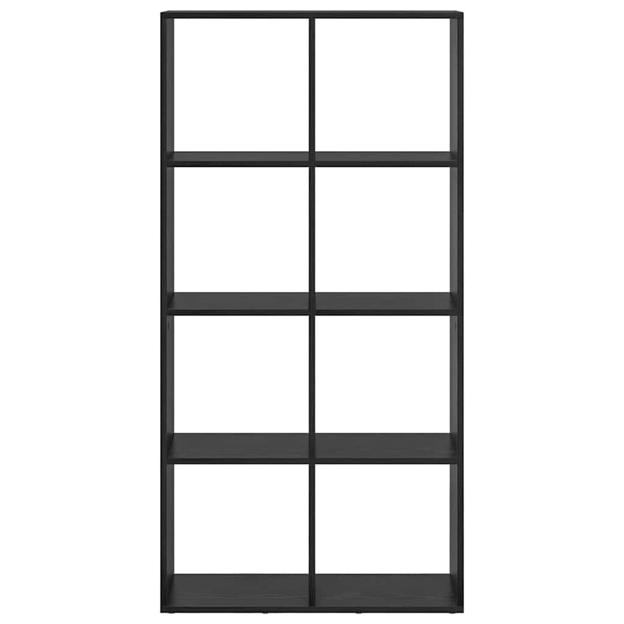 Boekenkast Zwart Eiken 69,5 x 29 x 137,5 cm Bewerkt hout