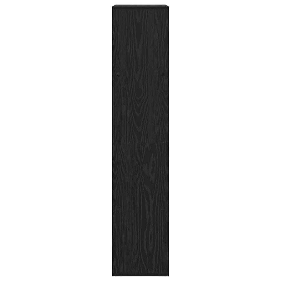 Boekenkast Zwart Eiken 69,5 x 29 x 137,5 cm Bewerkt hout
