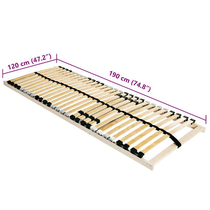 Lamelbodem Bruin 120 x 190 cm Massief beukenhout