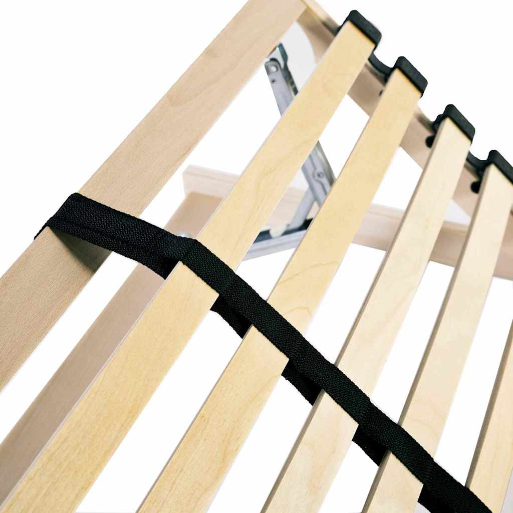 Lattenbodem Bruin 80 x 190 cm Massief beukenhout