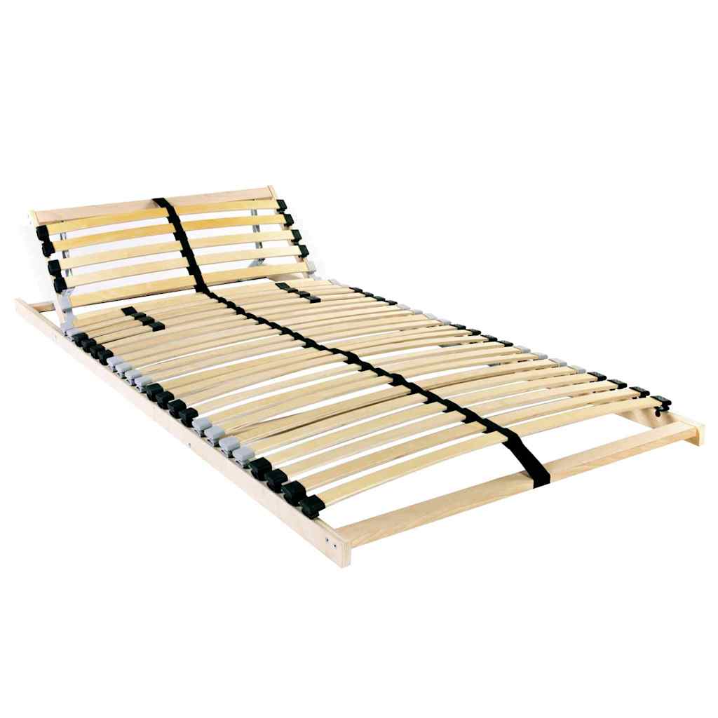 Lattenbodem Bruin 80 x 190 cm Massief beukenhout