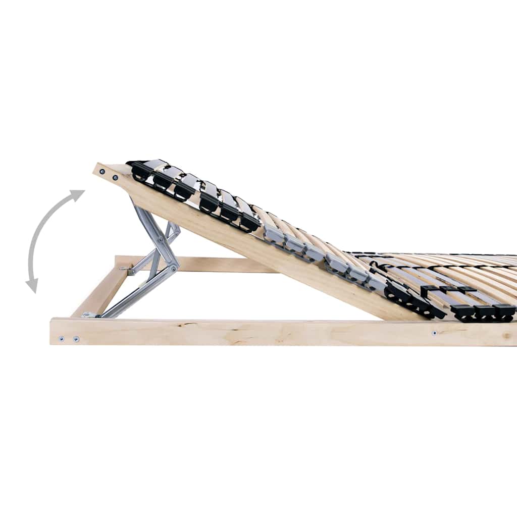 Lattenbodem Bruin 70 x 190 cm Massief beukenhout