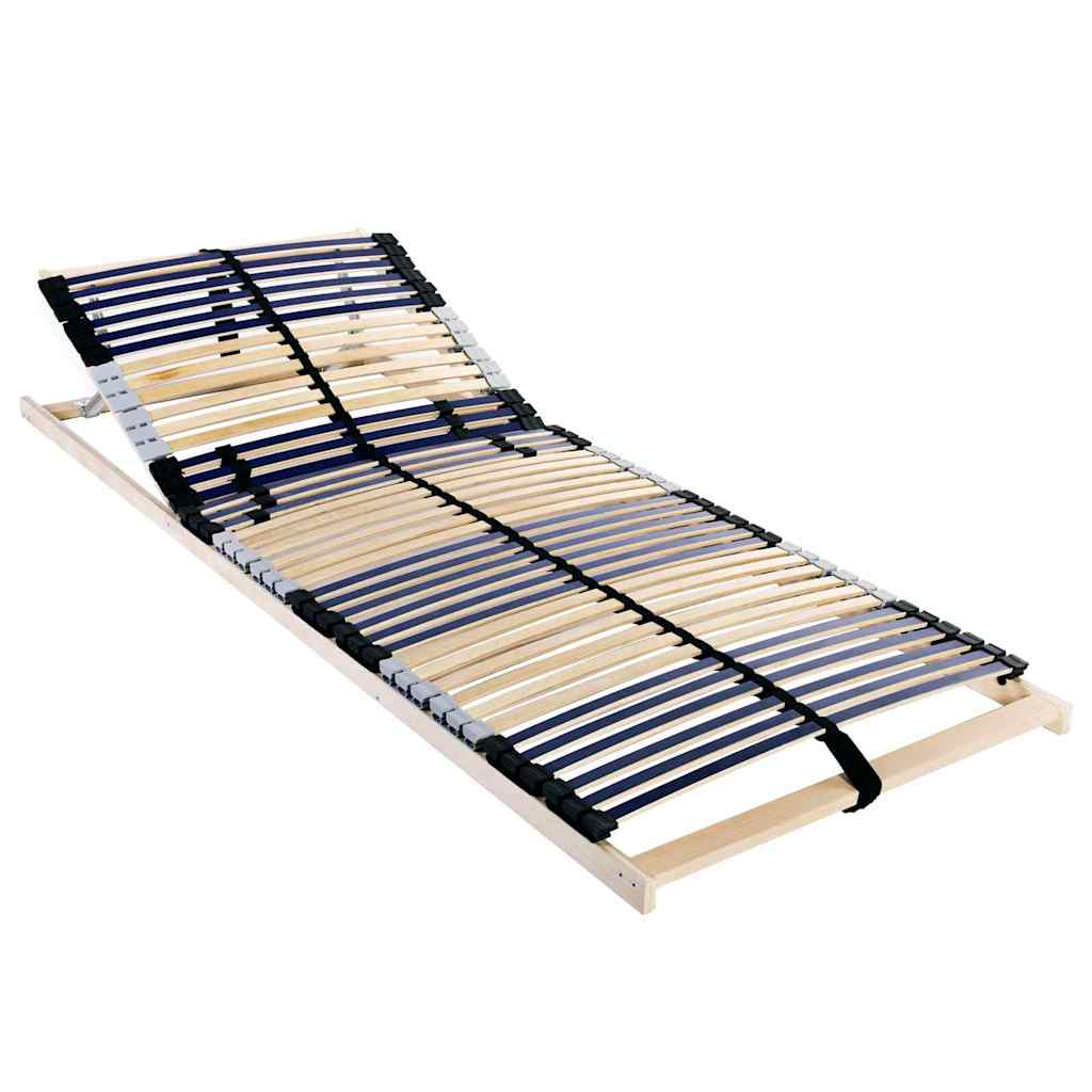 Lattenbodem Bruin 70 x 190 cm Massief beukenhout