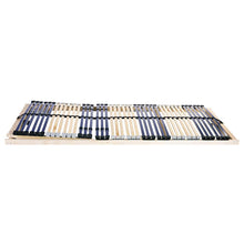 Lamelbodem Bruin 90 x 190 cm Hout en Plastic