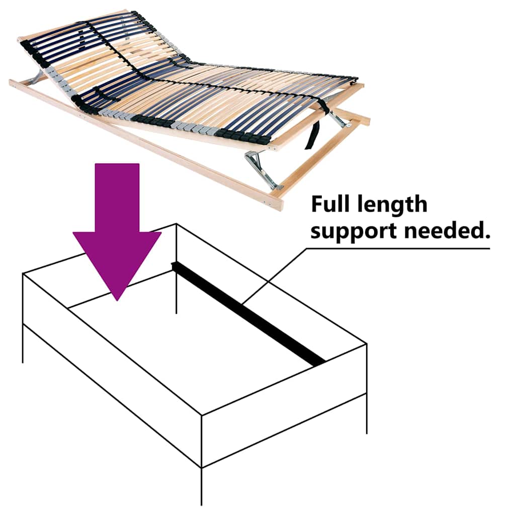 Lamelbodem Bruin 120 x 190 cm Massief beukenhout