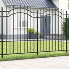 Garden Gate Grey 240 x 190 cm Powder-coated steel