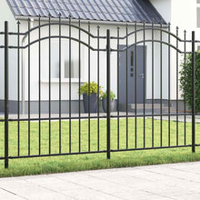 Tuin Hek Grijs 190 cm Poedergecoat staal
