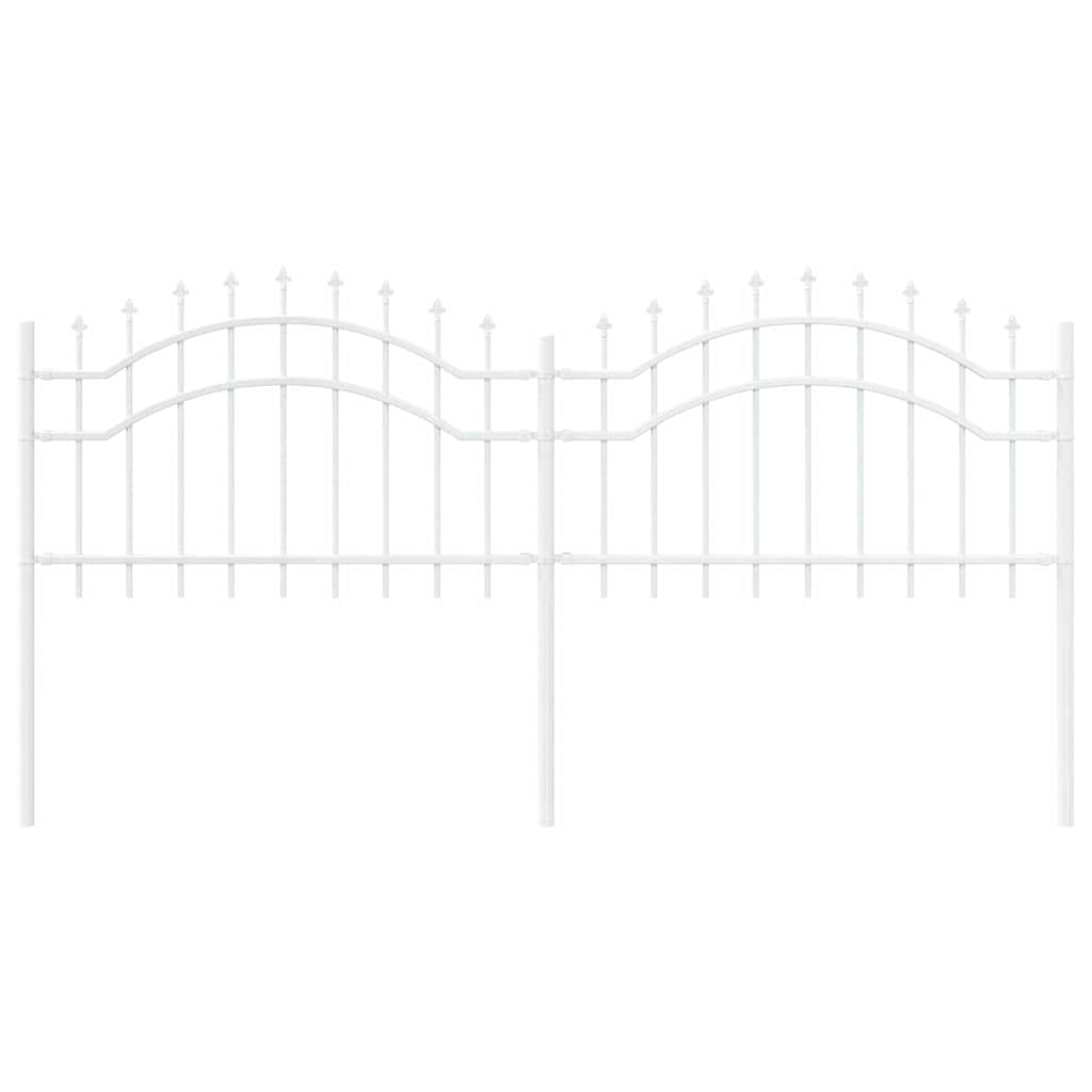 Tuin Hek Wit 115 cm Poedergecoat staal