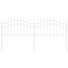 Tuin Hek Wit 115 cm Poedergecoat staal