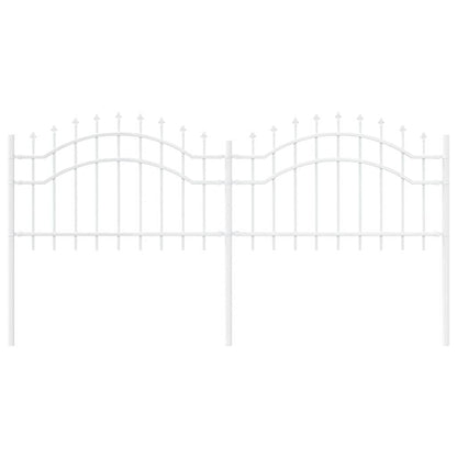 Tuin Hek Wit 115 cm Poedergecoat staal