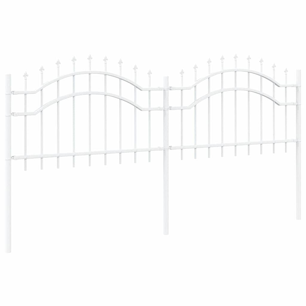 Tuin Hek Wit 115 cm Poedergecoat staal