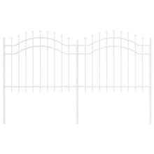 Tuin Hek Wit 140 cm Poedergecoat staal