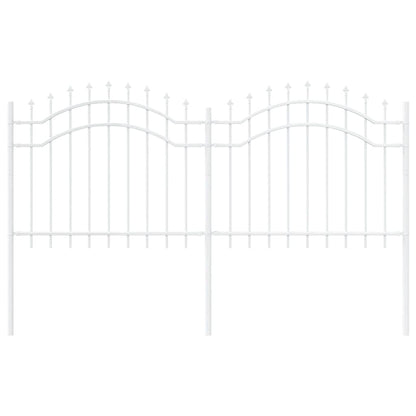 Tuin Hek Wit 140 cm Poedergecoat staal