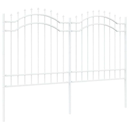 Tuin Hek Wit 165 cm Poedergecoat staal